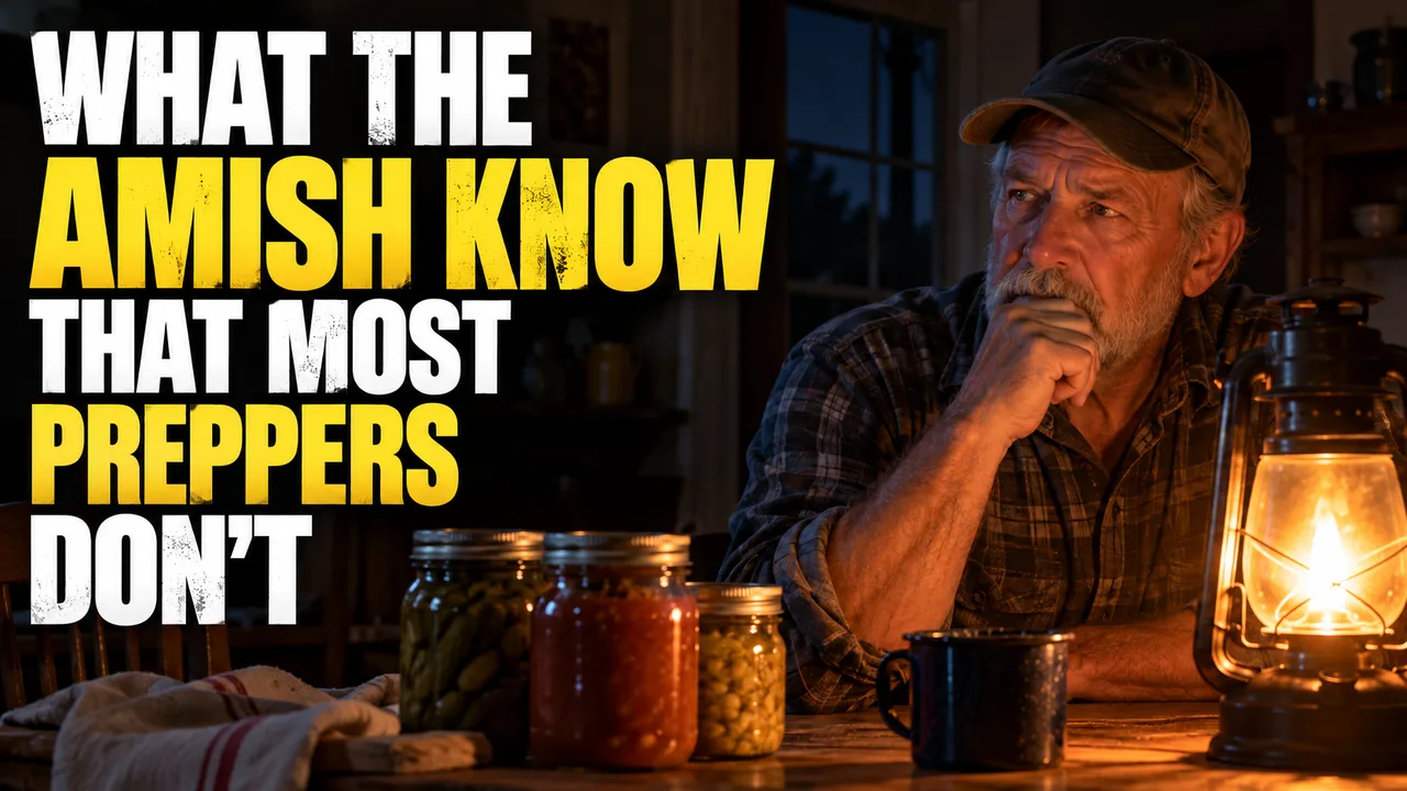 Video thumbnail: What the Amish know that most preppers don't, with a play button